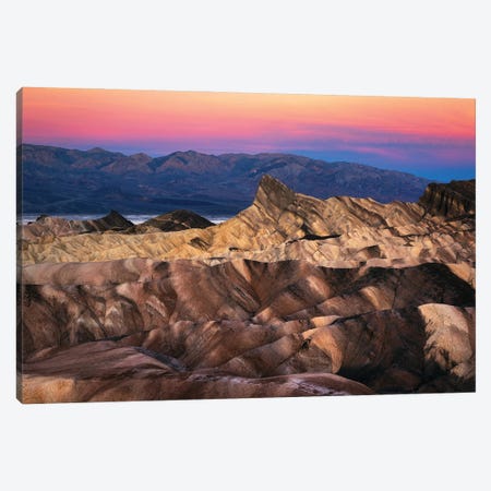 Sunrise At Zabriskie Point In Death Valley Canvas Print #DGG287} by Daniel Gastager Canvas Print