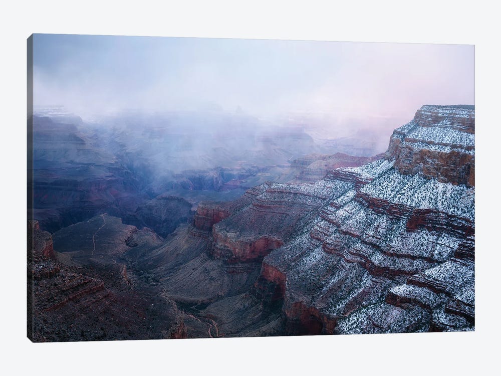 A Misty Winter Evening At The Grand Canyon by Daniel Gastager 1-piece Art Print