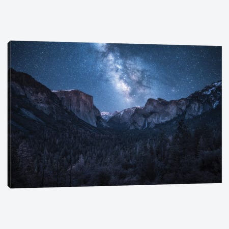 The Milky Way Above Yosemite National Park Canvas Print #DGG289} by Daniel Gastager Canvas Art