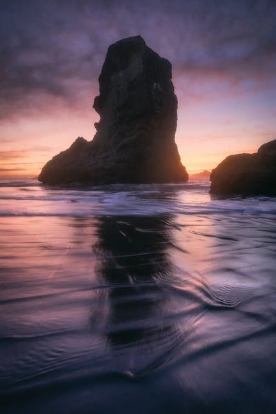 Daniel Gastager: Bandon Beach Sunset by Daniel Gastager