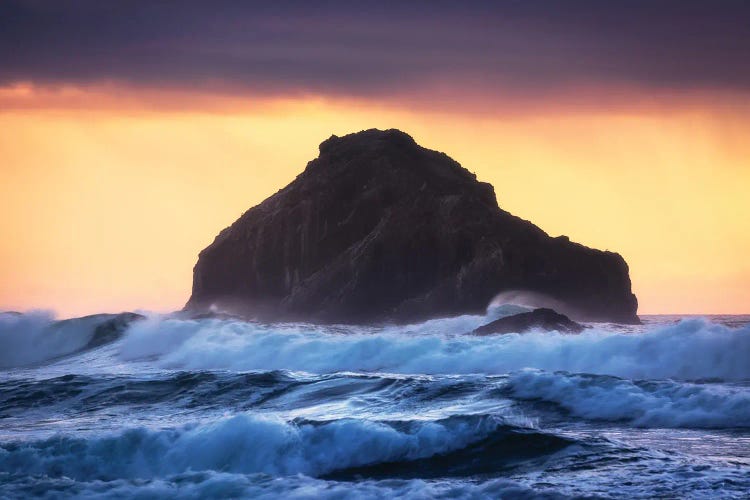 Bandon Wild Coast Sunset by Daniel Gastager wall art