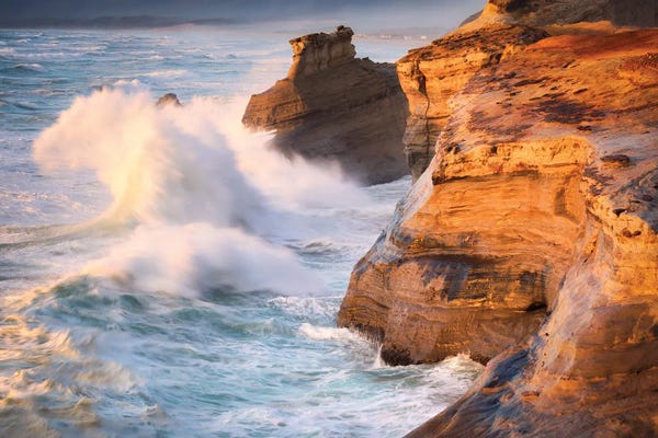 Daniel Gastager: High Waves At Cape Kiwanda by Daniel Gastager