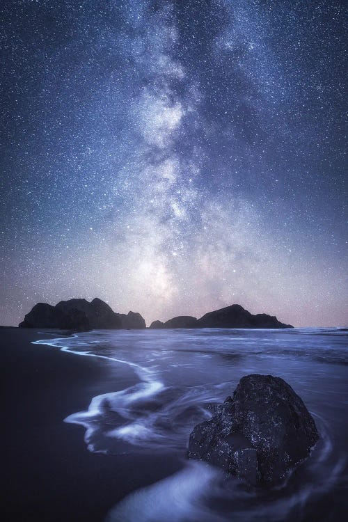 Milky Way Above The Coast Of Oregon