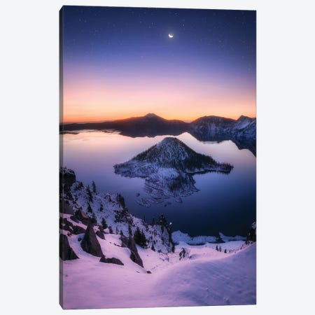Dawn At Crater Lake Canvas Print #DGG302} by Daniel Gastager Canvas Print