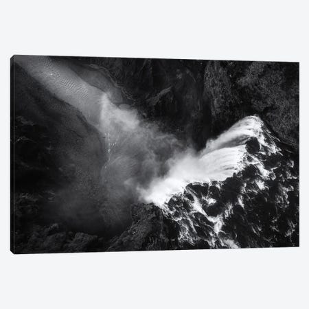Dramatic View Of Skogafoss Canvas Print #DGG30} by Daniel Gastager Canvas Art