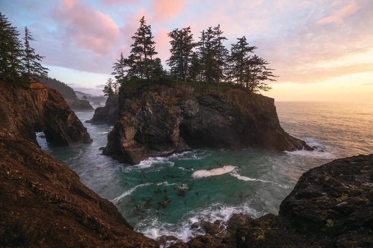 Sunset At The Oregon Coast by Daniel Gastager wall art