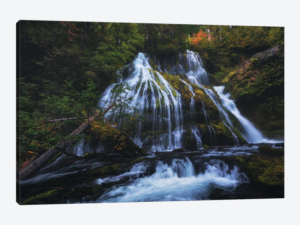 Autumn At Panther Creek Falls by Daniel Gastager 1-piece Canvas Artwork