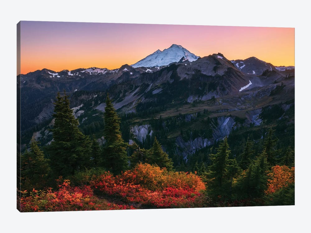Autumn Colors At Mount Baker In Washington by Daniel Gastager 1-piece Canvas Print