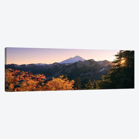 Mount Baker Autumn Panorama Canvas Print #DGG317} by Daniel Gastager Art Print