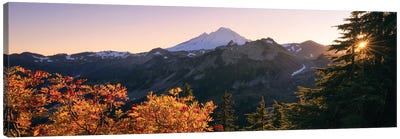 Mount Baker Autumn Panorama Canvas Art Print - Washington Art