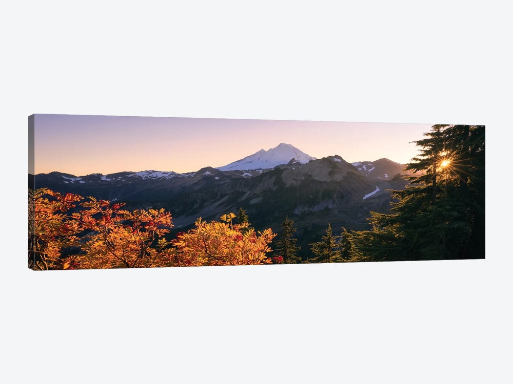 Mount Baker Autumn Panorama by Daniel Gastager 1-piece Canvas Art