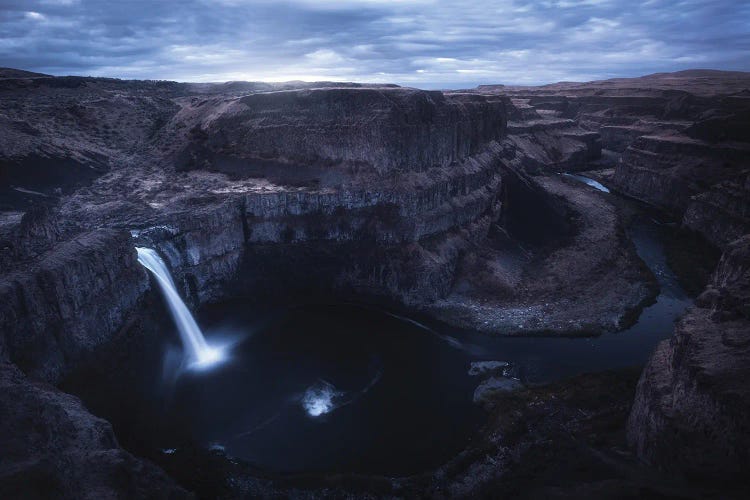 Palouse Falls At Blue Hour