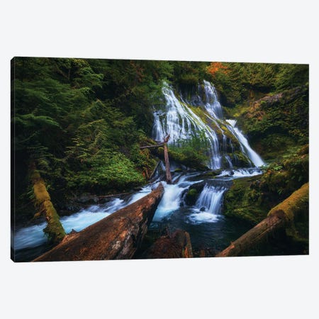 Panther Creek Falls In Washington Canvas Print #DGG320} by Daniel Gastager Canvas Print
