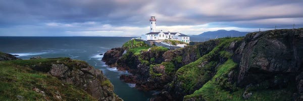 Ireland: Fanad Head Lighthouse Panorama In Ireland by Daniel Gastager