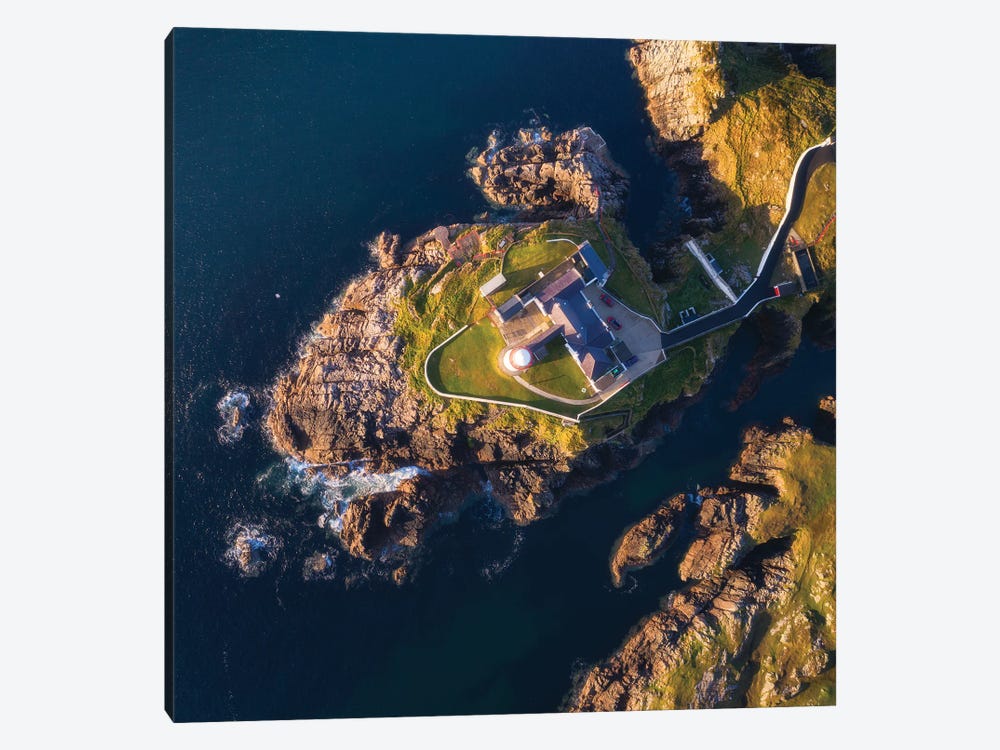 An Irish Lighthouse From Above by Daniel Gastager 1-piece Canvas Wall Art