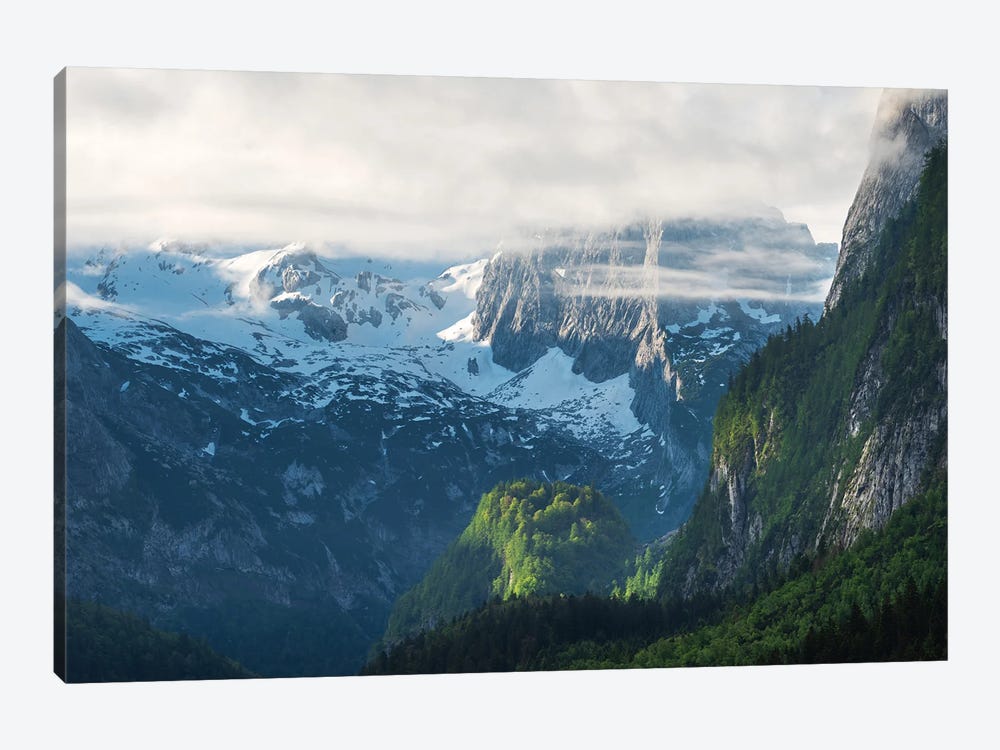 Dramatic Alpine View In Austria by Daniel Gastager 1-piece Canvas Art