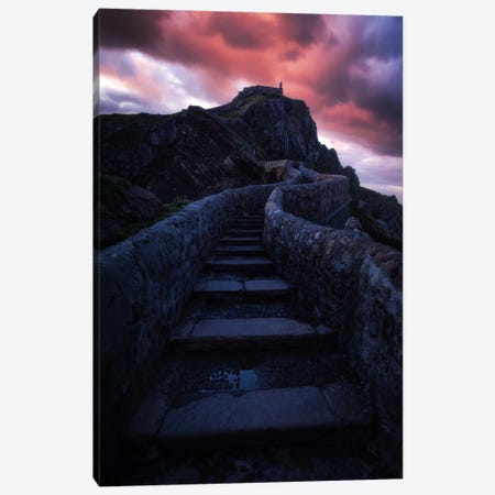 Dramatic Evening At Dragonstone Canvas Print #DGG354} by Daniel Gastager Art Print
