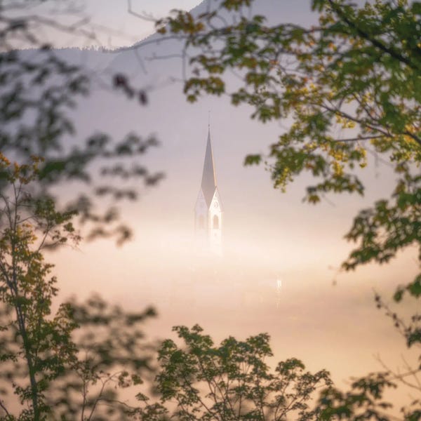 Slovenia: Foggy Morning Somewhere In Slovenia by Daniel Gastager