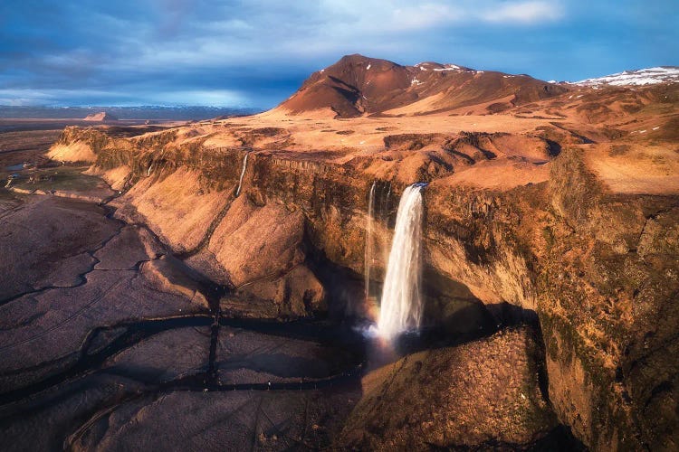 Panoramic View Of Seljalandsfoss