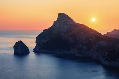 Golden Summer Sunrise At Formentor In Mallorca by Daniel Gastager art print
