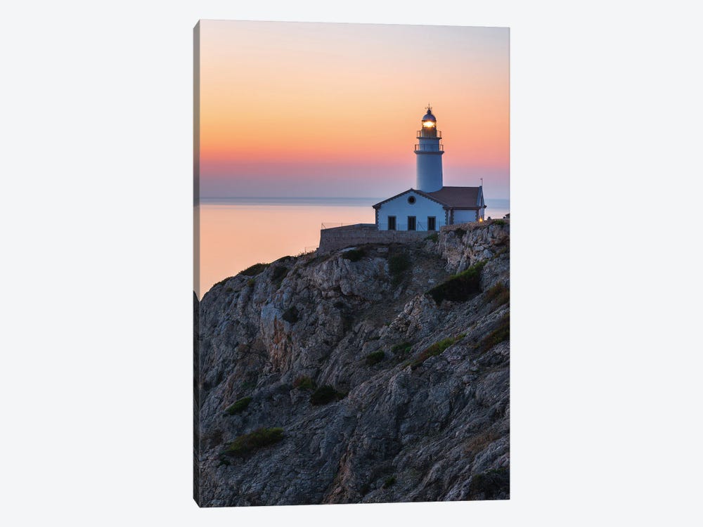 A Lighthouse In Mallorca At Sunsest by Daniel Gastager 1-piece Canvas Print