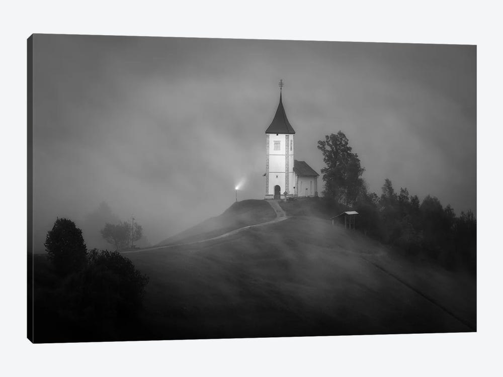 Moody Church In Slovenia by Daniel Gastager 1-piece Canvas Artwork