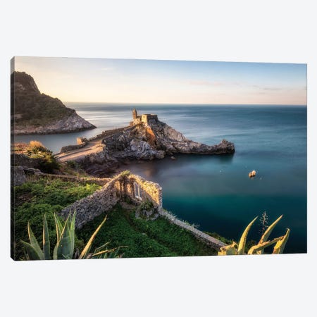The Sunny Coast Of Italy Canvas Print #DGG388} by Daniel Gastager Canvas Art Print