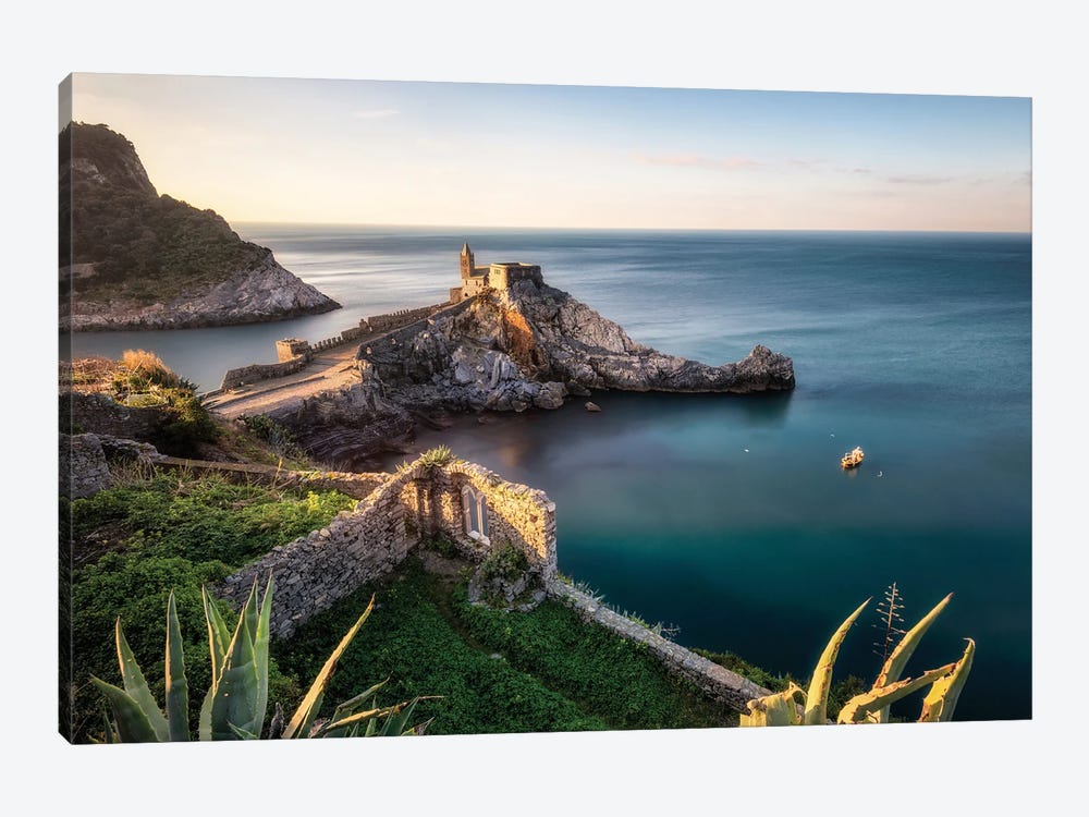 The Sunny Coast Of Italy by Daniel Gastager 1-piece Canvas Art