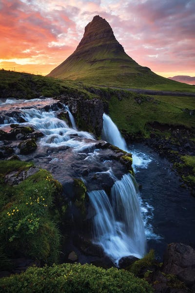 Daniel Gastager: A Summer Night At Kirkjufell by Daniel Gastager