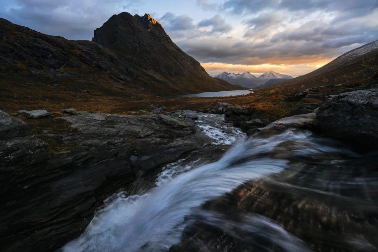 Dramatic Sunrise In The Mountains Of Norway