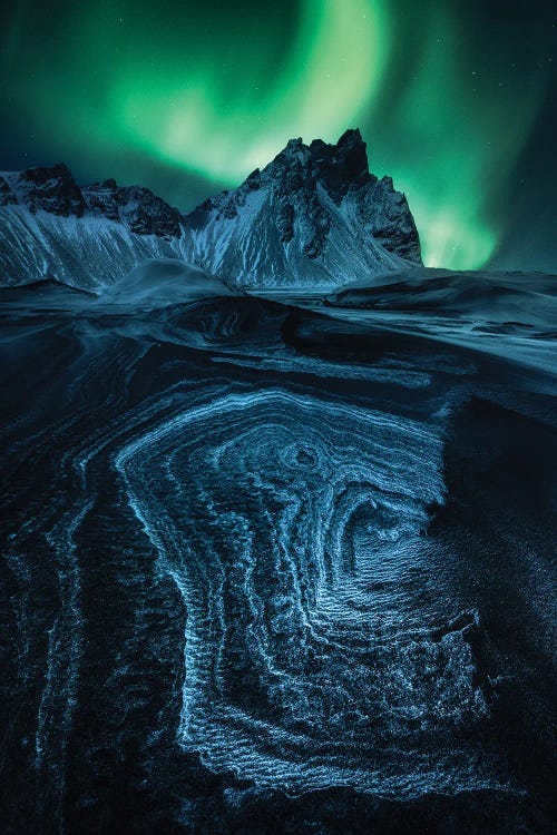 Stokksnes Aurora Show by Daniel Gastager wall art