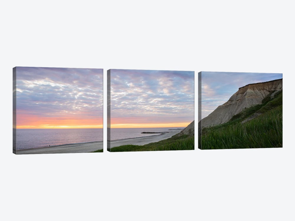A Beautiful Coast Panorama by Daniel Gastager 3-piece Art Print