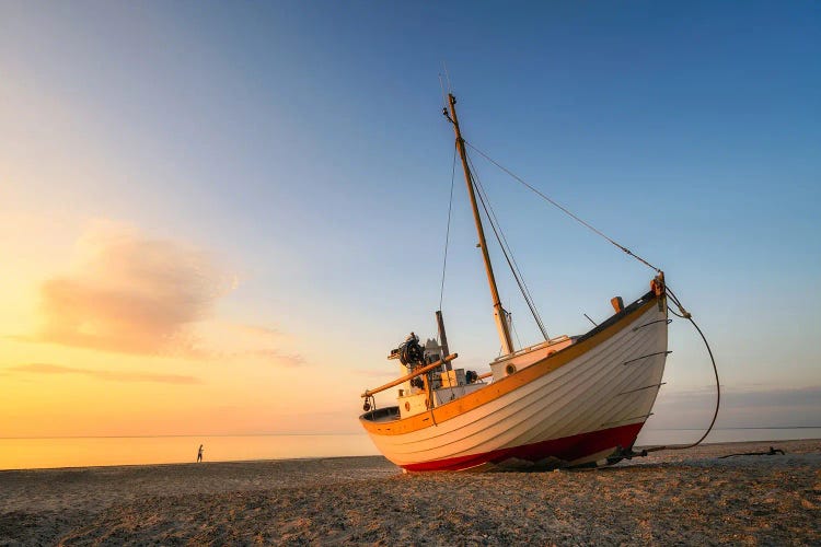 Last Light At The Beach In Denmark