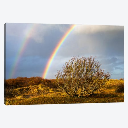 A Double Rainbow After The Storm Canvas Print #DGG415} by Daniel Gastager Canvas Wall Art