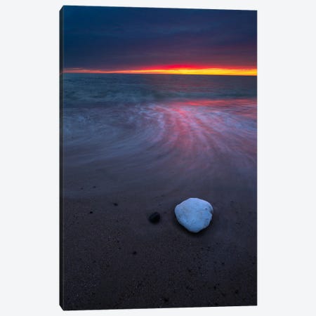 Moody Colors At The Beach Canvas Print #DGG418} by Daniel Gastager Art Print