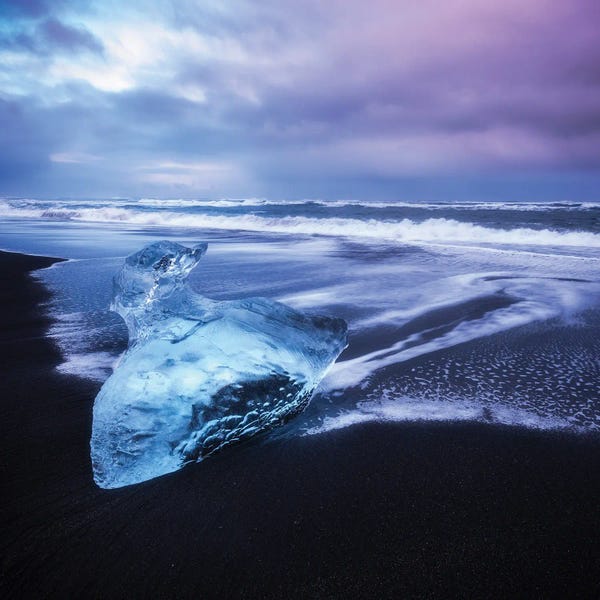 Iceland: Diamond Beach In Iceland by Daniel Gastager