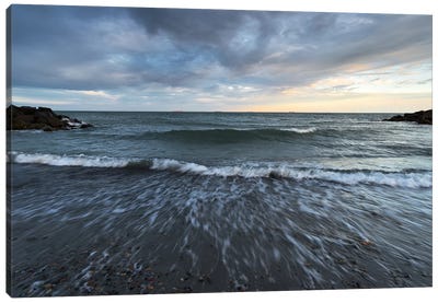 Dramatic Evening At The Coast In Denmark Canvas Art Print - Daniel Gastager