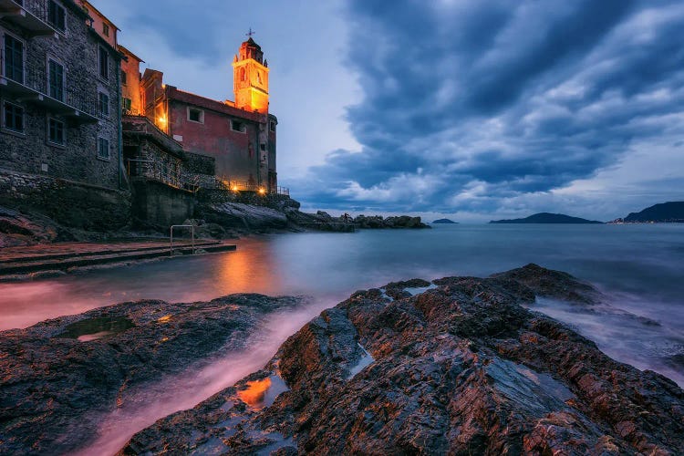 Blue Hour In Telaro - Italy