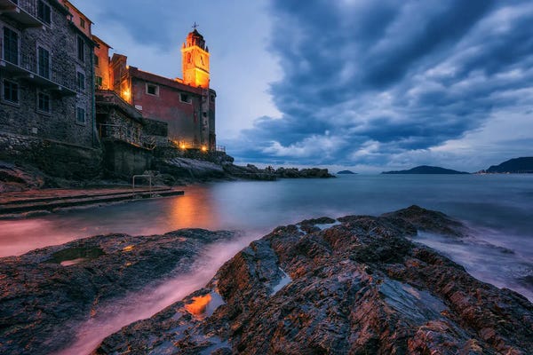 Liguria: Blue Hour In Telaro - Italy by Daniel Gastager