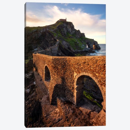 Sunset At Dragonstone - Spain Canvas Print #DGG435} by Daniel Gastager Canvas Wall Art