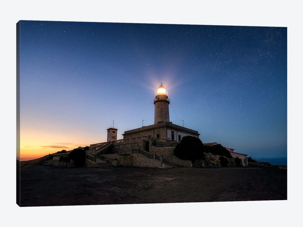 Last Light At The Nightsky At Cap De Formentor - Mallorca by Daniel Gastager 1-piece Canvas Artwork