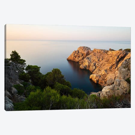 Golden Morning Light At The Mediterranean Coast Of Spain Canvas Print #DGG439} by Daniel Gastager Art Print