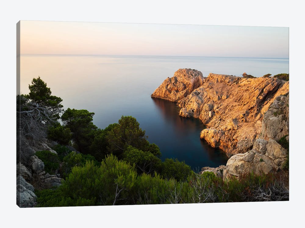 Golden Morning Light At The Mediterranean Coast Of Spain by Daniel Gastager 1-piece Art Print