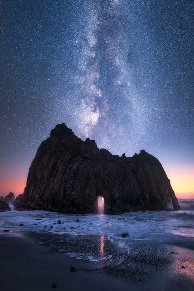 Big Sur: Stargate - Big Sur State Park In California by Daniel Gastager