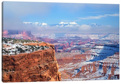 A Beautiful Winter Day In The Canyonlands National Park - Utah Canvas Art Print