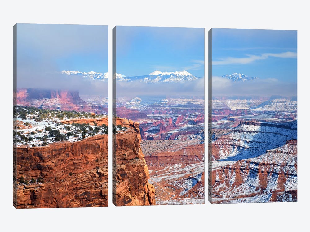 A Beautiful Winter Day In The Canyonlands National Park - Utah by Daniel Gastager 3-piece Canvas Art