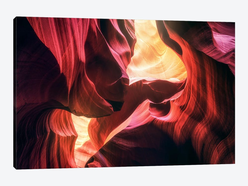Color Abstract - Antelope Canyon by Daniel Gastager 1-piece Canvas Art