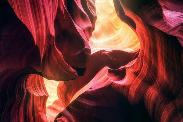 Daniel Gastager: Color Abstract - Antelope Canyon by Daniel Gastager