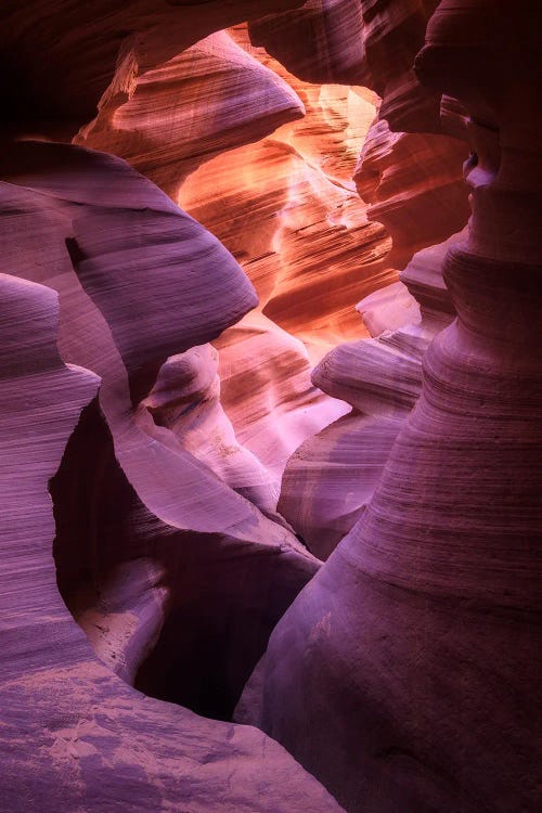 Colorful Canyon View - Antelope Canyon by Daniel Gastager wall art