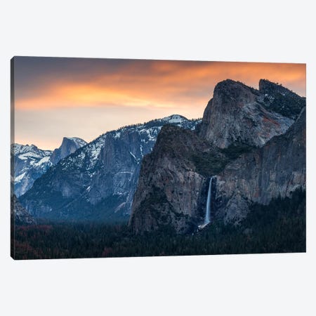 Golden Morning Colors In Yosemite National Park Canvas Print #DGG448} by Daniel Gastager Canvas Wall Art